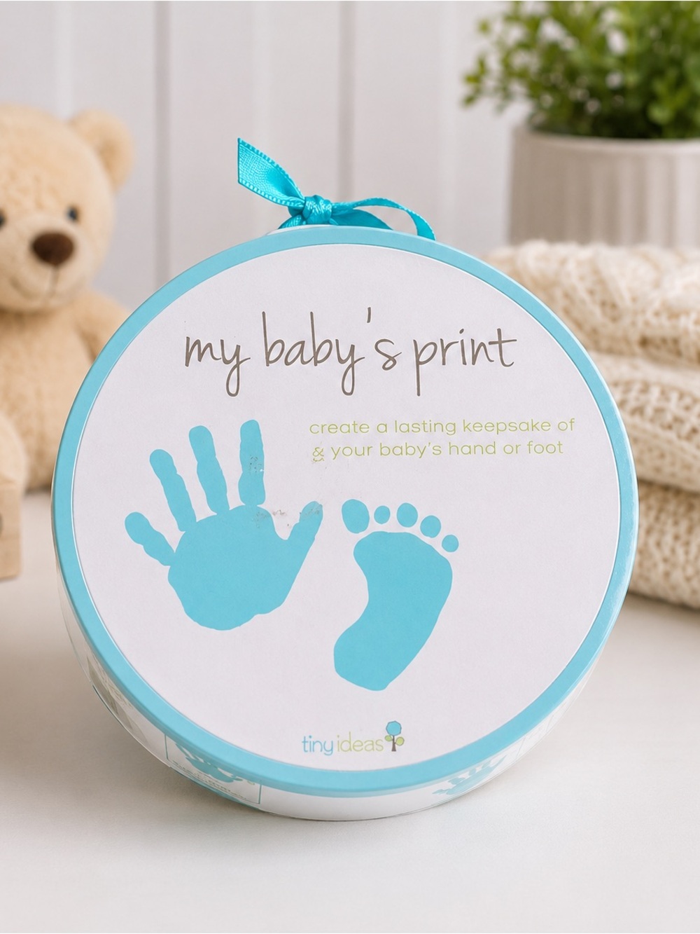 Tiny Ideas My Baby’s Print Handprint Footprint Keepsake Kit New Sealed